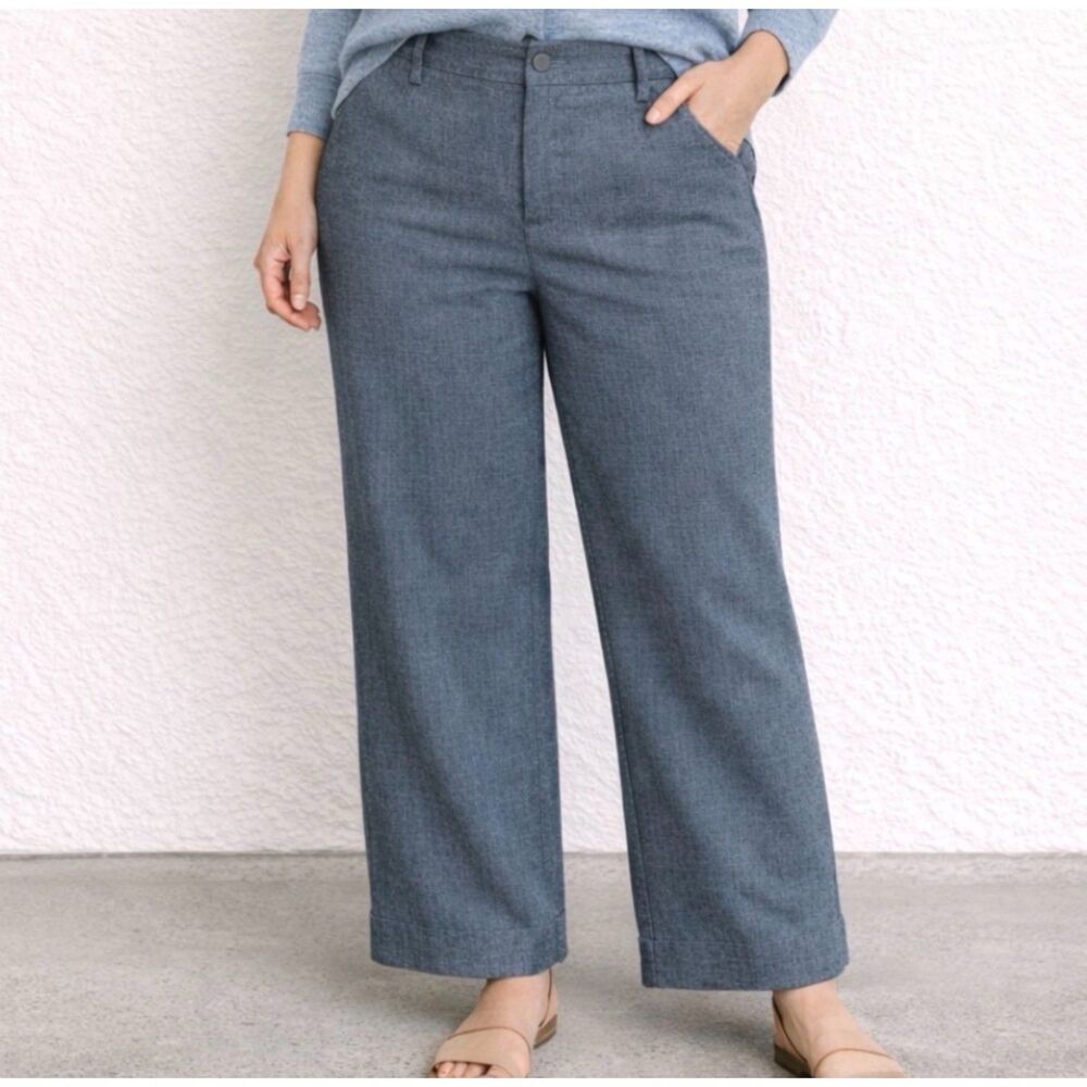 Victorias Secret Women’s Pants Wide Leg Gray Marisa Fit Body By Victoria 6 Short